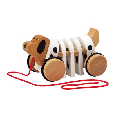 Custom Wooden Dog Pull Along Toys For Kid,Pull Toy Wooden