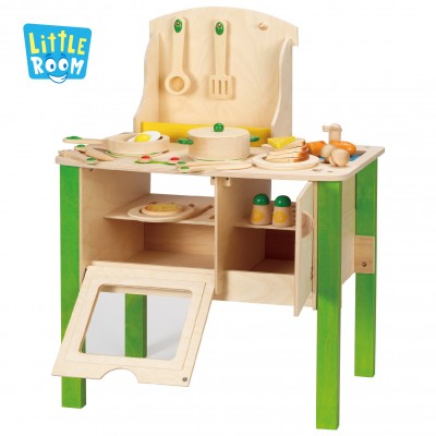 Toy Wooden Kitchen Set Big Kids Promotional Kitchen Cooking Toy Set