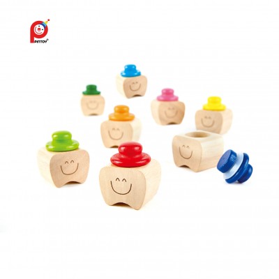 Pintoy Milk Tooth Box Baby Wood Kid Toy Baby Tooth Box Wood