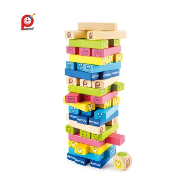 Sell Well New Type Wood Blocks Printed Toys Wooden Blocks Toys Children