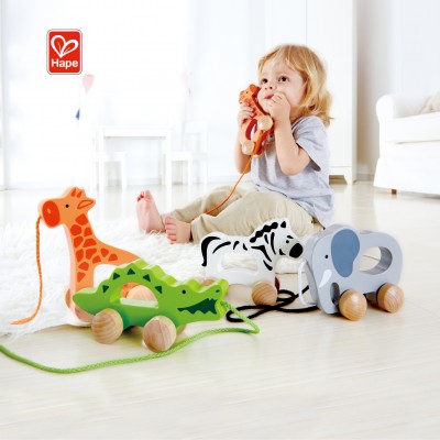 New Design Baby Wooden Giraffe Simple Baby Walker For Baby