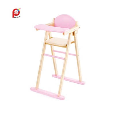 Fashion Wooden Wholesale Baby High Chair Baby Doll Furniture Baby Feeding Chair